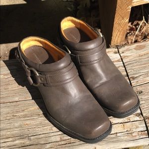 cowboy style slip on mules